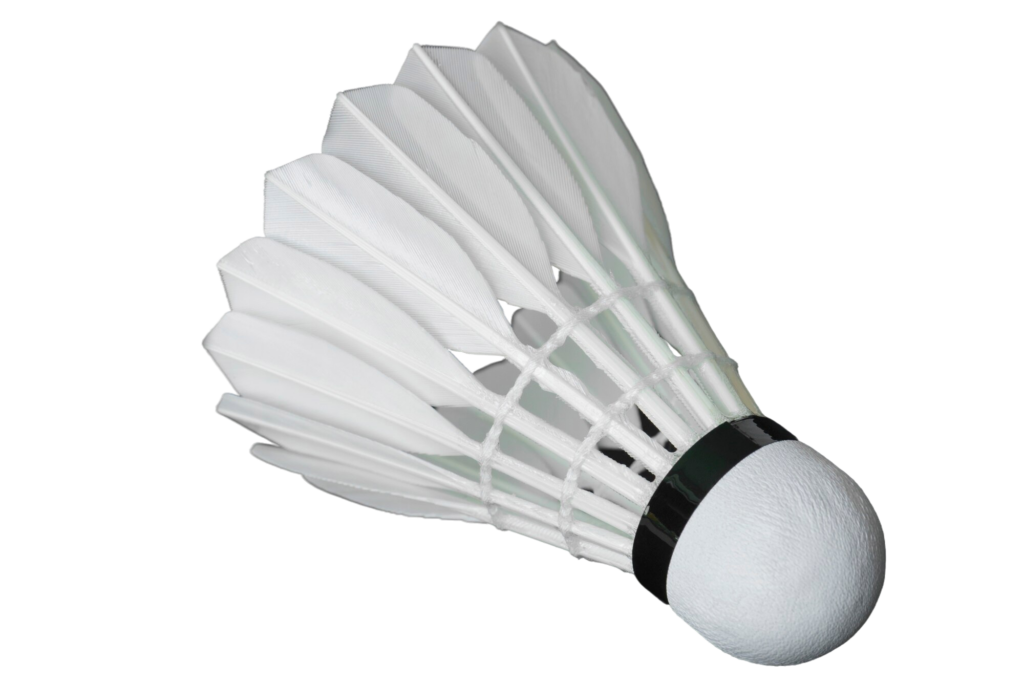 closeup shuttlecock