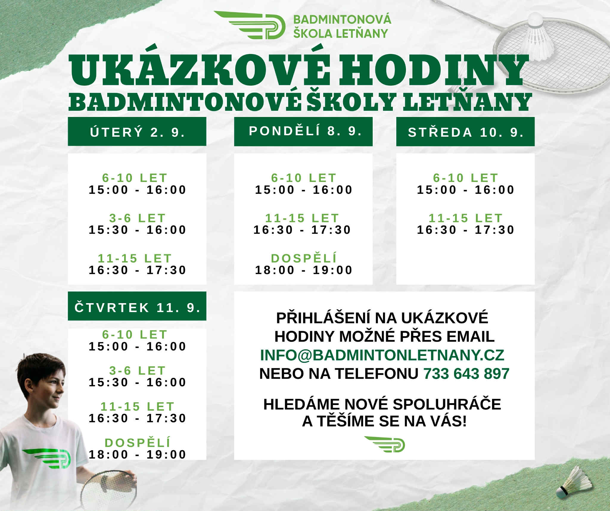 UKÁZKOVÉ HODINY